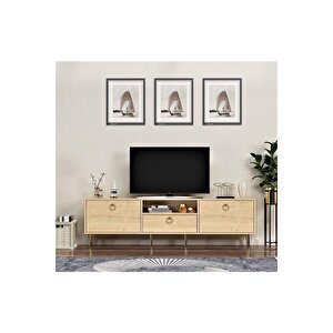Soledh 180 Cm Tv Üni̇tesi̇ Sehpasi Safi̇rmeşe Safir Meşe