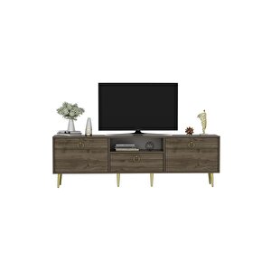 Soledh 180 Cm Tv Üni̇tesi̇ Sehpasi Cevi̇z Ceviz-Ceviz