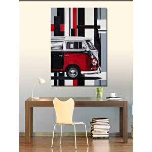 Kanvas Tablo Retro Minibüs 50x70 cm