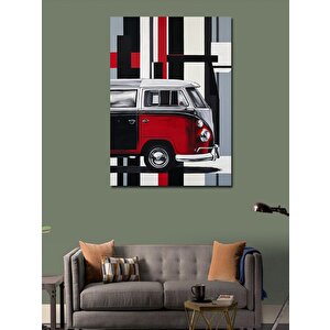 Kanvas Tablo Retro Minibüs 50x70 cm
