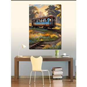 Kanvas Tablo Eski Tren Vagonu 50x70 cm