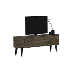 Torontodh 2 Kapakli Tv Sehpasi Cevi̇z Ceviz-Ceviz