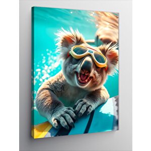Kanvas Tablo Mutlu Koala 50x70 cm