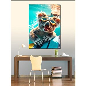 Kanvas Tablo Mutlu Koala 50x70 cm