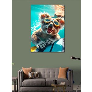 Kanvas Tablo Mutlu Koala 50x70 cm