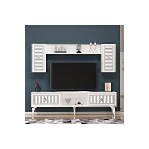 Ni̇ldh 150 Cm Tv Üni̇tesi̇ Beyaz Gümüş Beyaz-Gümüş