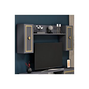 Ni̇ldh 150 Cm Tv Üni̇tesi̇ Antrasi̇t Altin