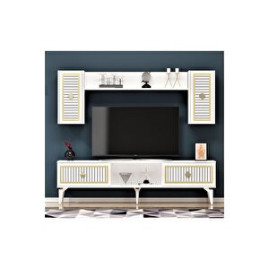 Ni̇ldh 150 Cm Tv Üni̇tesi̇ Beyaz Altin Beyaz-Altın