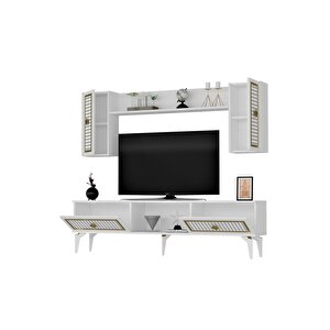 Ni̇ldh 150 Cm Tv Üni̇tesi̇ Beyaz Altin