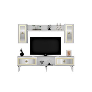 Ni̇ldh 150 Cm Tv Üni̇tesi̇ Beyaz Altin