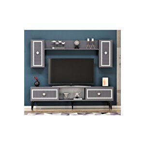 Ni̇ldh 150 Cm Tv Üni̇tesi̇ Antrasi̇t Gümüş Antrasit Gümüş