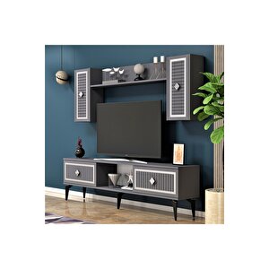 Ni̇ldh 150 Cm Tv Üni̇tesi̇ Antrasi̇t Gümüş Antrasit Gümüş