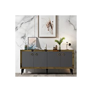 Poli̇dh Konsol Royalmermer Antrasi̇t Altin Antrasit Gold