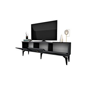 Mi̇dasdh Tv Stand (alt Modül) Antrasi̇t-altin
