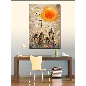 Kanvas Tablo Kırsaldaki Evler 70x100 cm