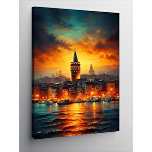 Kanvas Tablo İstanbul Manzarası 70x100 cm
