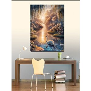 Kanvas Tablo Şelale Manzarası 100x140 cm