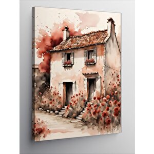 Kanvas Tablo Eski Ev 70x100 cm