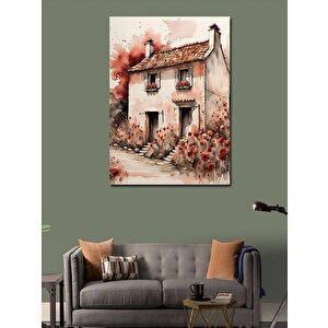 Kanvas Tablo Eski Ev 70x100 cm