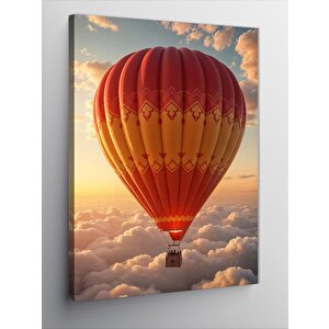 Kanvas Tablo Bulutların Üzerinde Uçan Balon 70x100 cm