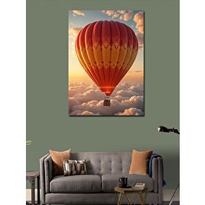 Kanvas Tablo Bulutların Üzerinde Uçan Balon 70x100 cm