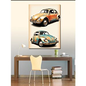 Kanvas Tablo Retro Vosvos 70x100 cm