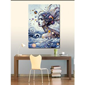 Kanvas Tablo Kadın Ve Evren 100x140 cm