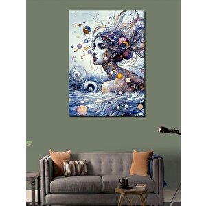 Kanvas Tablo Kadın Ve Evren 100x140 cm