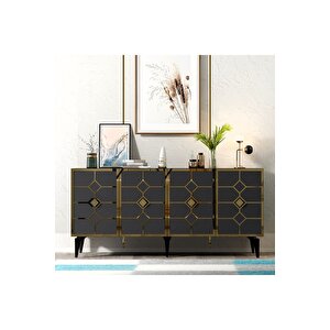 Çağladh Konsol Antrasi̇t-altin Antrasit Gold