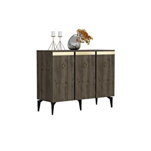 Adadh Konsol Cevi̇z Royalmermer Altin Ceviz-Royal Mermer-Safir Meşe