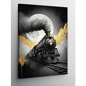 Kanvas Tablo Buharlı Tren 70x100 cm