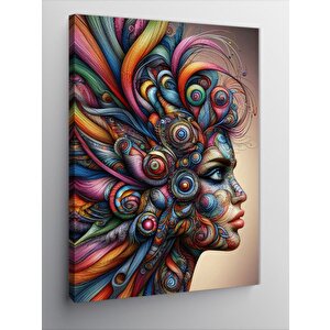 Kanvas Tablo Desen Mandala 70x100 cm