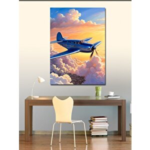 Kanvas Tablo Gökyüzünde Uçak 50x70 cm