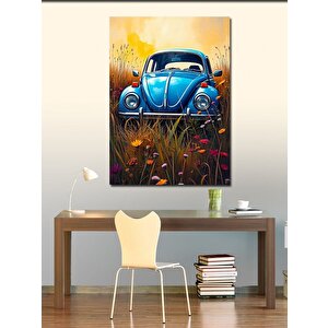Kanvas Tablo Mavi Vosvos 70x100 cm