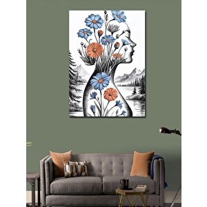 Kanvas Tablo Doğa Silüeti 100x140 cm