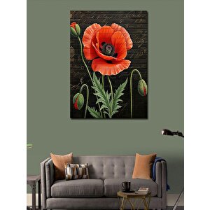 Kanvas Tablo Gelincik Çiçeği 70x100 cm