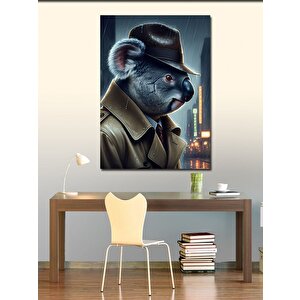 Kanvas Tablo Dedektif Koala 70x100 cm