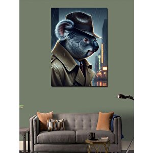 Kanvas Tablo Dedektif Koala 70x100 cm