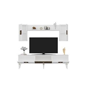 Lunadh 180 Cm Tv Üni̇tesi̇ Beyaz Cevi̇z