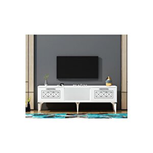 Shumendh Tv Sehpası (alt Modül) Beyaz Beyaz-Beyaz
