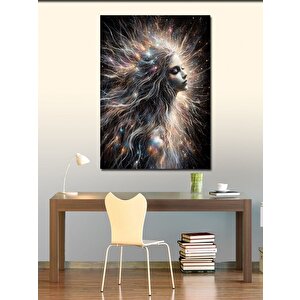 Kanvas Tablo Evren Ve Kadın 70x100 cm