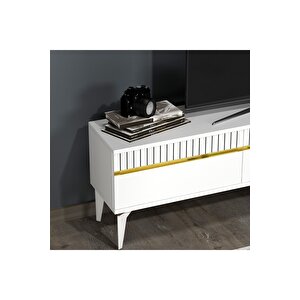 Defnedh 180 Cm Tv Üni̇tesi̇ Beyaz Altin Beyaz-Altın