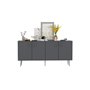Soledh 160 Cm Konsol Antrasi̇t Antrasit - Antrasit