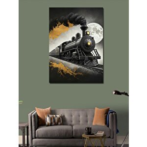 Kanvas Tablo Buharlı Tren 70x100 cm