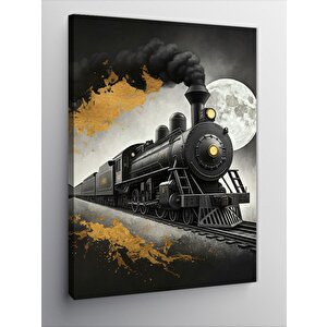Kanvas Tablo Buharlı Tren 50x70 cm
