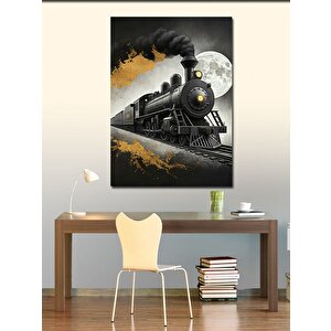 Kanvas Tablo Buharlı Tren 50x70 cm