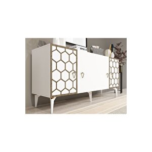 Narvadh Konsol Beyaz (cevi̇z Desen)