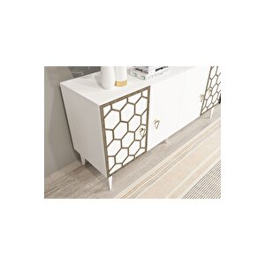 Narvadh Konsol Beyaz (cevi̇z Desen)