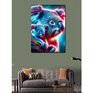 Kanvas Tablo Sarılan Koalalar 50x70 cm