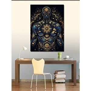 Kanvas Tablo Gizemli Mandala 50x70 cm
